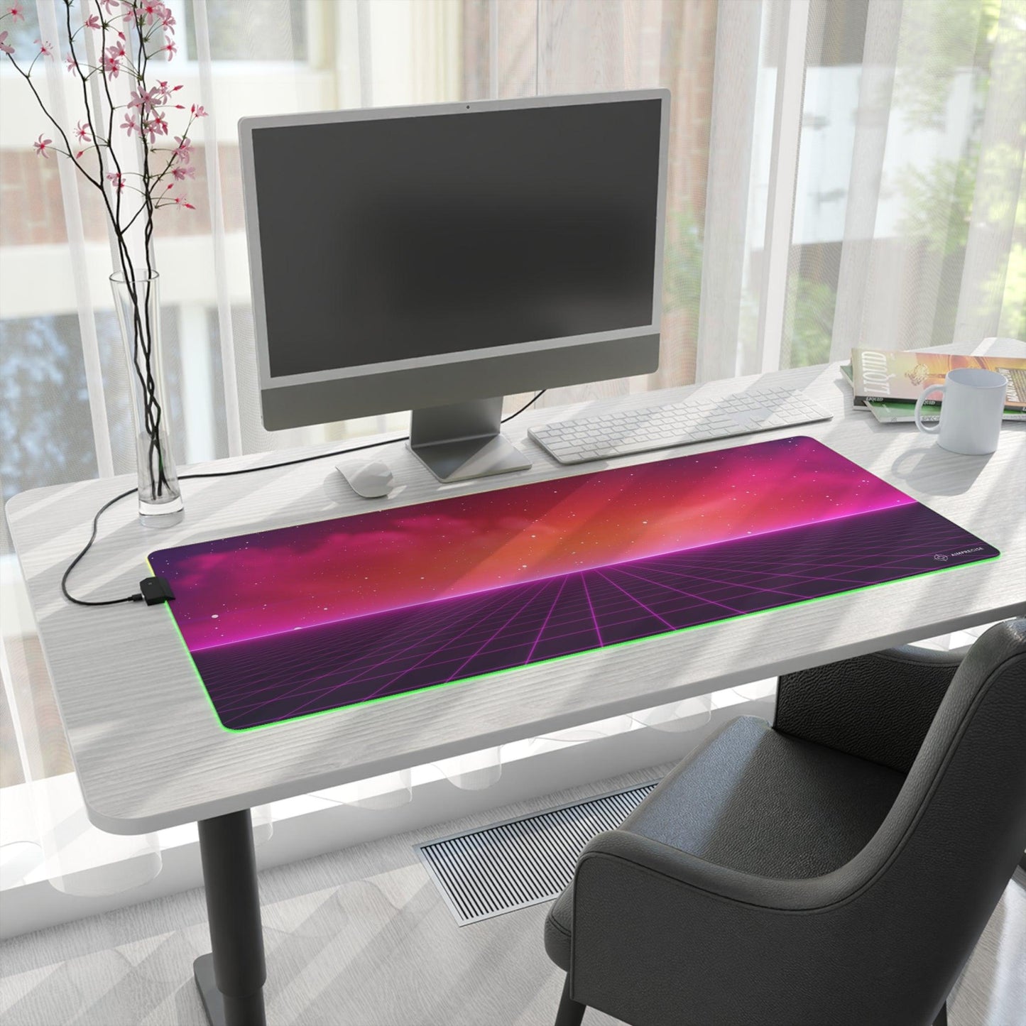 RGB LED Precision Gaming Mouse Pad - AimPrecise