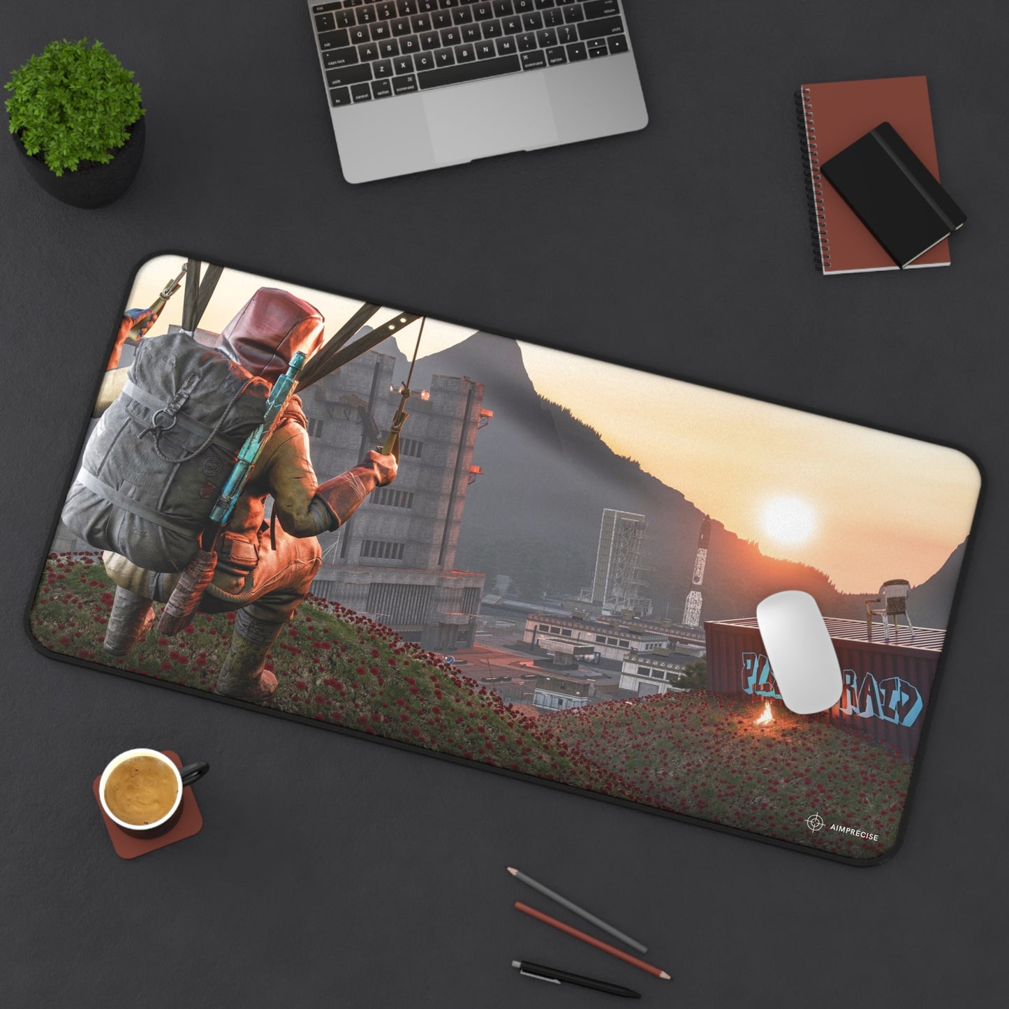 Sleth Rust Mouse Pad – Eyes on the Drop, Always Ahead - AimPrecise