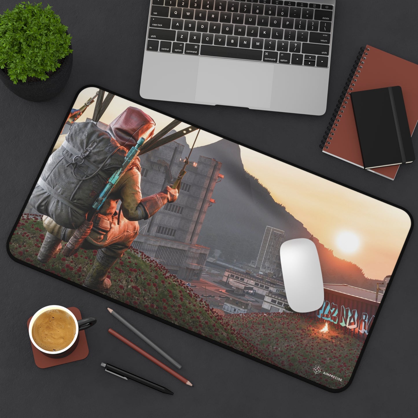 Sleth Rust Mouse Pad – Eyes on the Drop, Always Ahead - AimPrecise