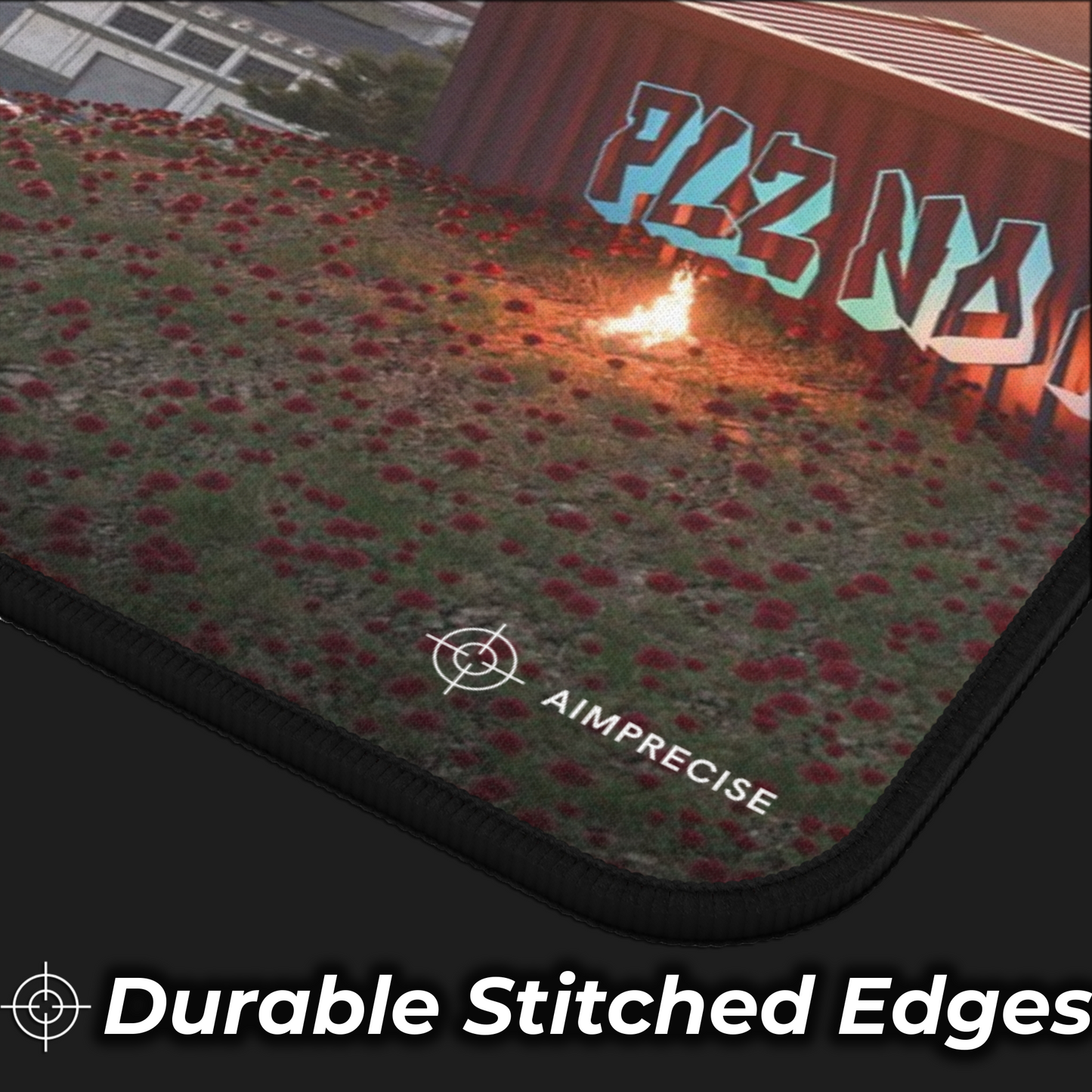Sleth Rust Mouse Pad – Eyes on the Drop, Always Ahead - AimPrecise