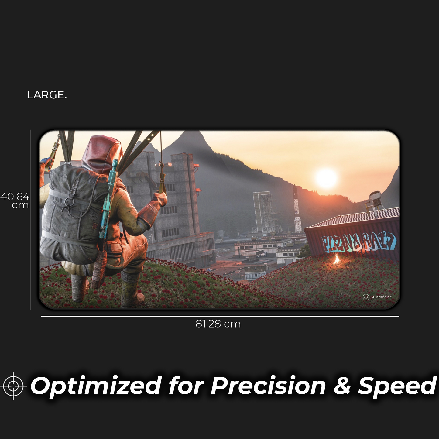 Sleth Rust Mouse Pad – Eyes on the Drop, Always Ahead - AimPrecise