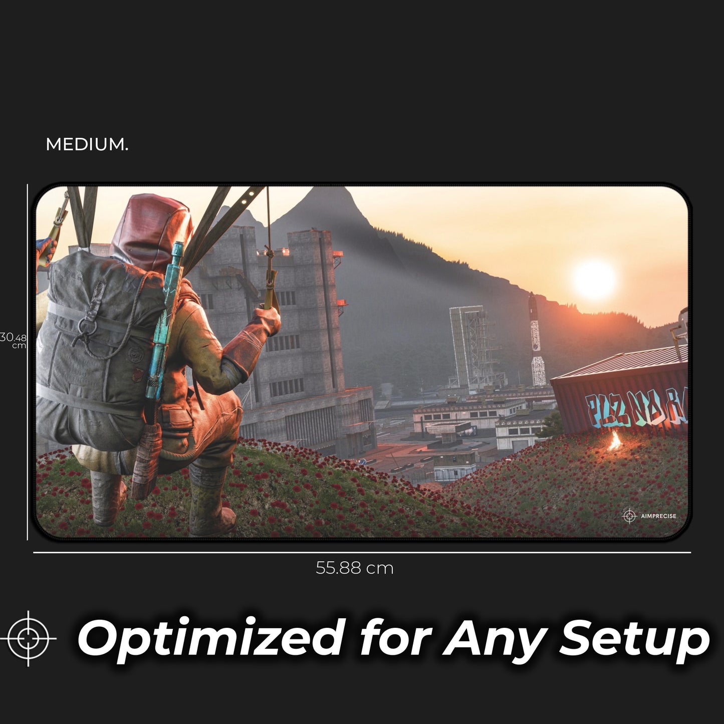 Sleth Rust Mouse Pad – Eyes on the Drop, Always Ahead - AimPrecise
