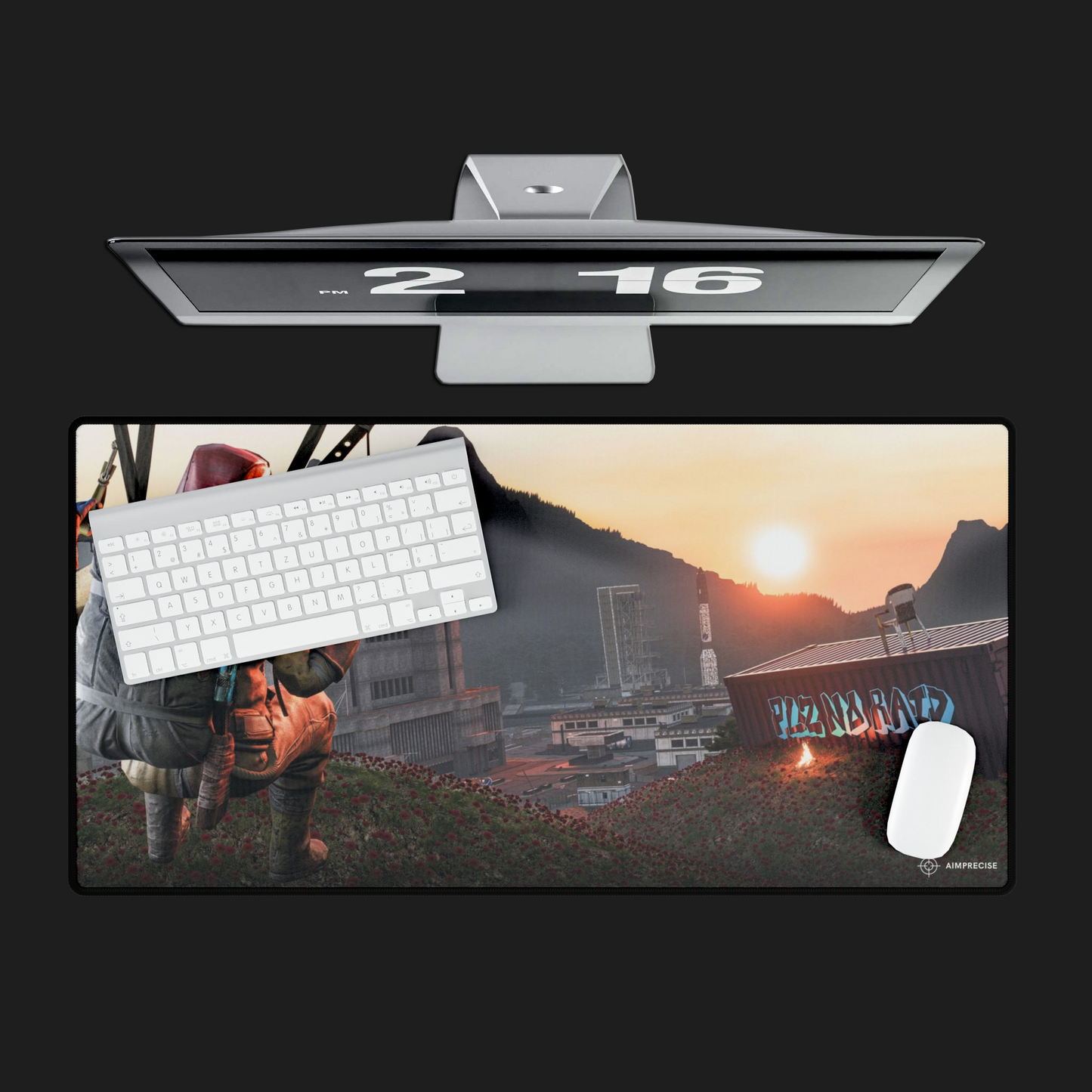Sleth Rust Mouse Pad – Eyes on the Drop, Always Ahead - AimPrecise