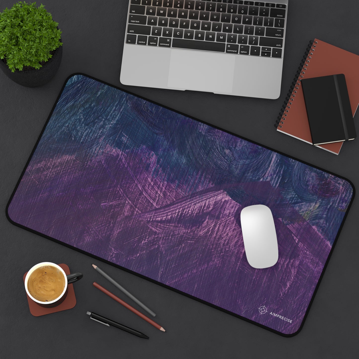 Abstract Purple Haze Mouse Pad - AimPrecise