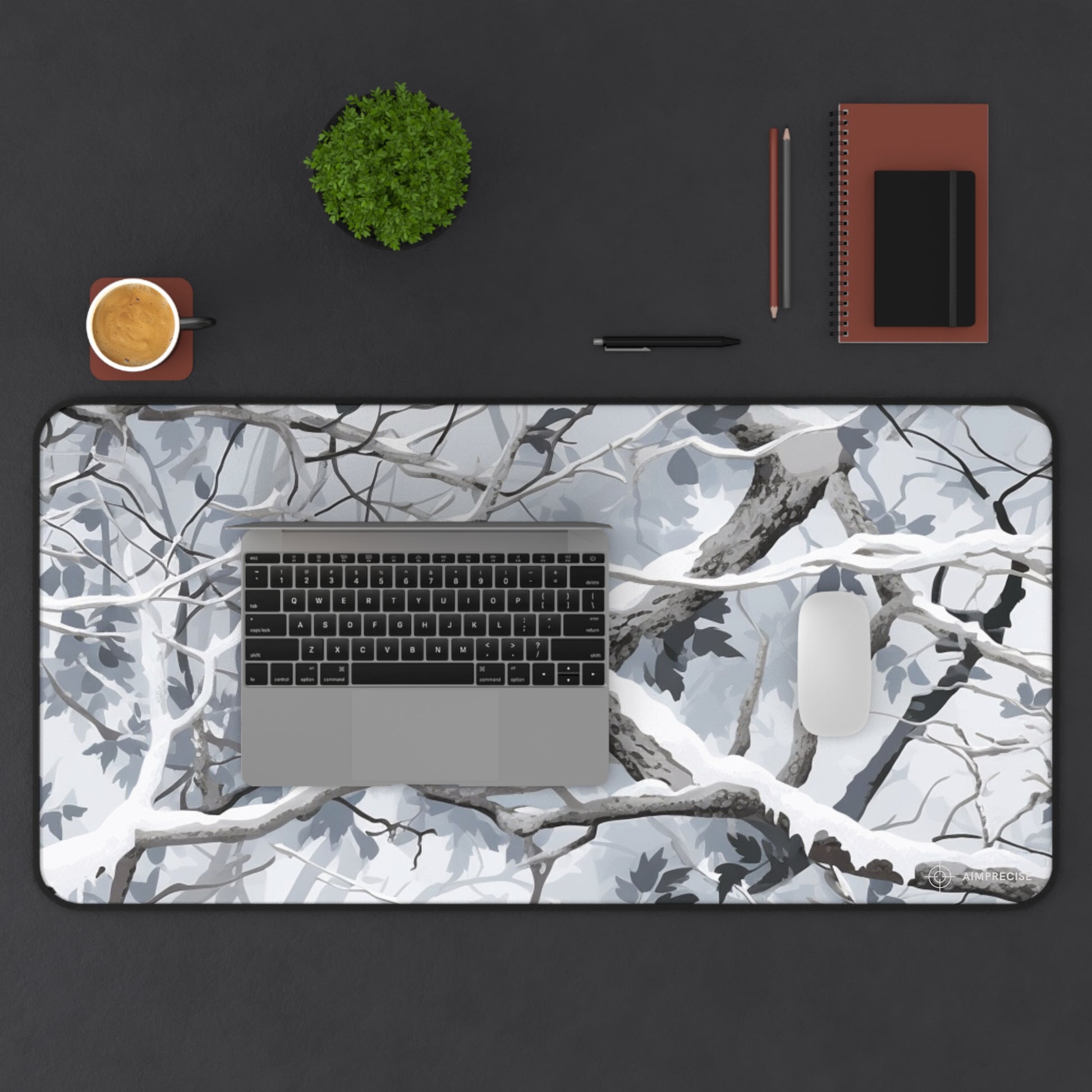 Snow Camo Mouse Pad - AimPrecise