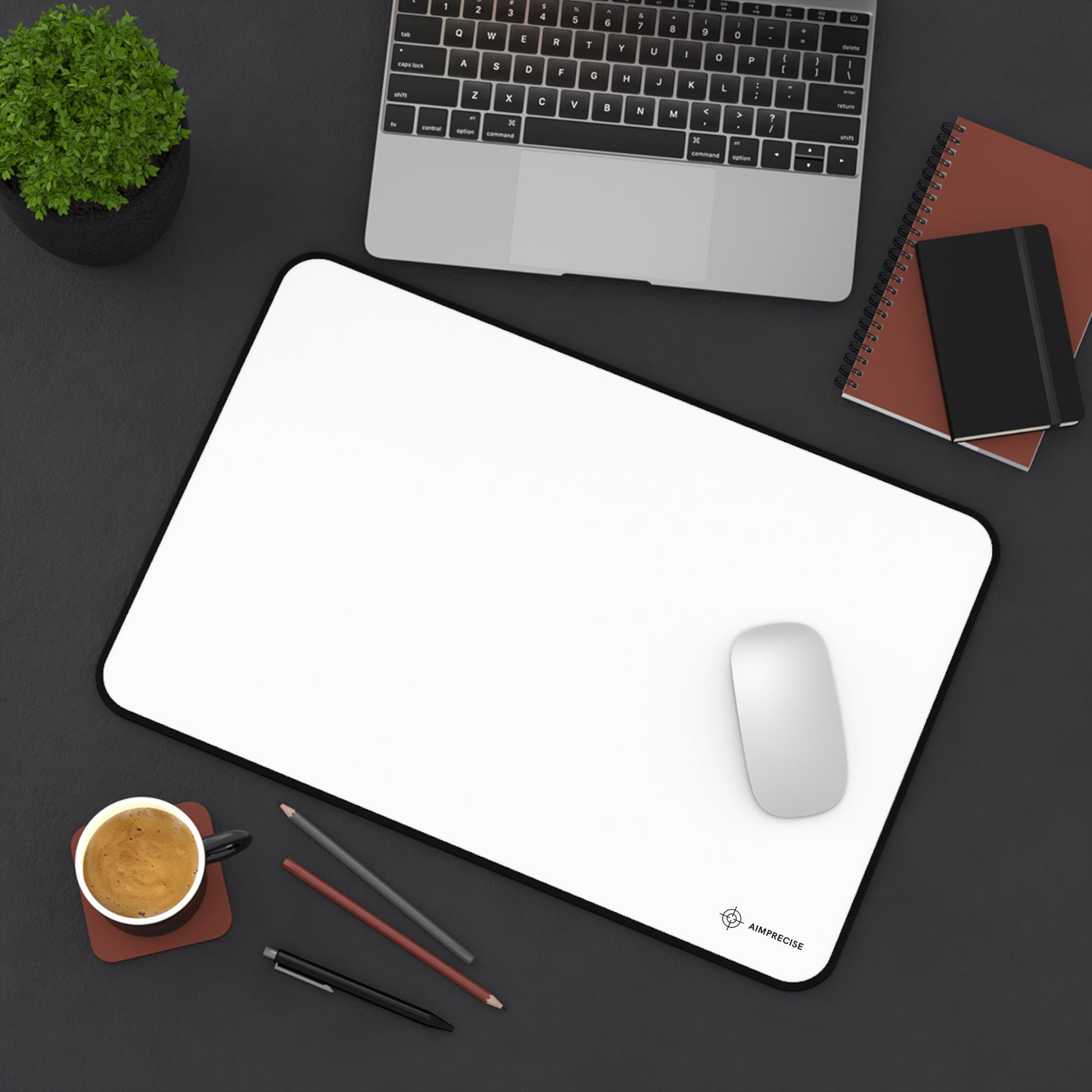 Precision Classic White Mouse Pad - AimPrecise