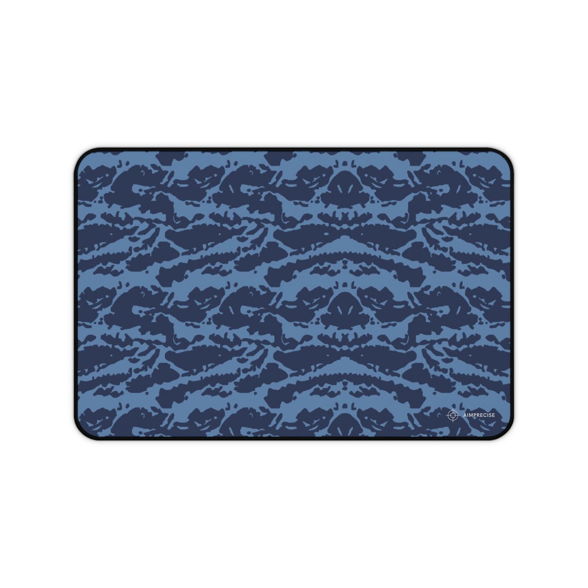 Blue Tiger Camo Mouse Pad - AimPrecise