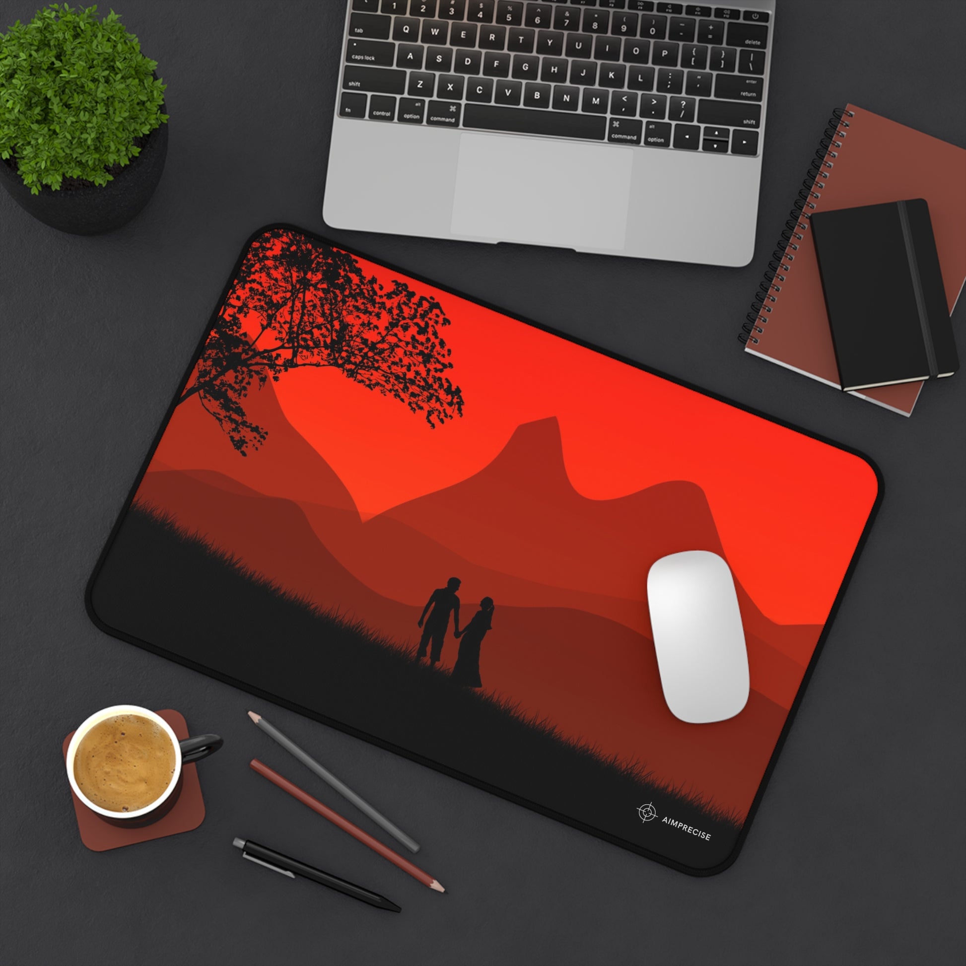 Sunset Romance Mouse Pad - AimPrecise