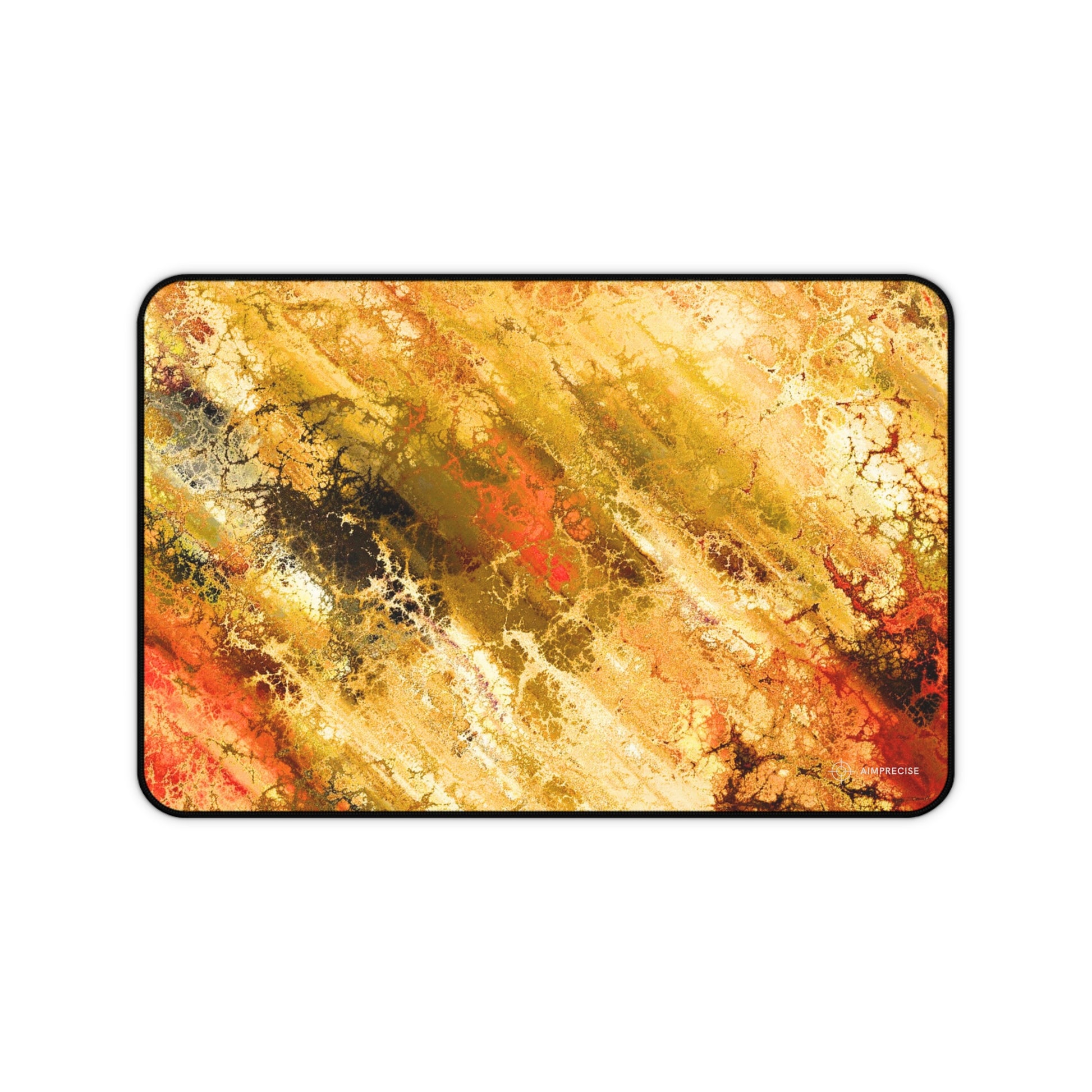 Abstract Gold Fusion Mouse Pad - AimPrecise