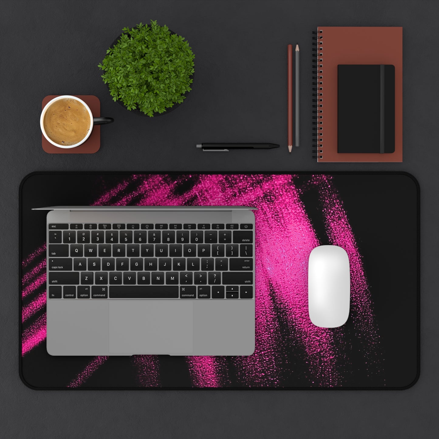 Neon Streaks Mouse Pad - AimPrecise