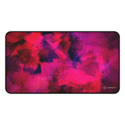 Abstract Red Lost Mouse Pad - AimPrecise