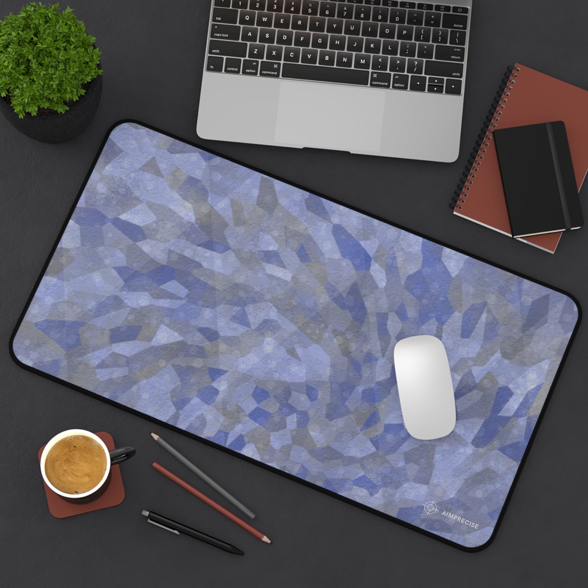 Blue Camo Mouse Pad - AimPrecise