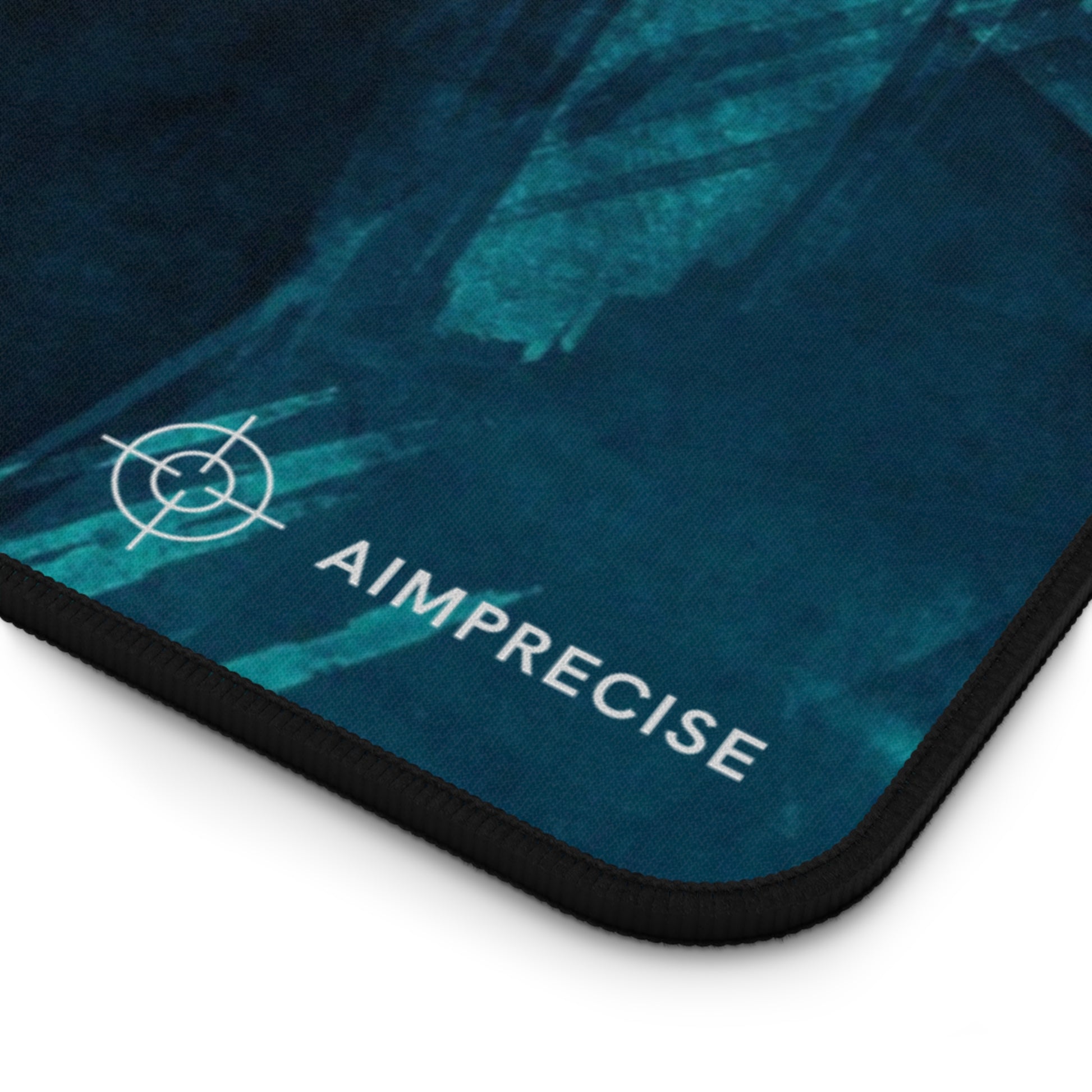 Modern Teal Texture Mouse Pad - AimPrecise