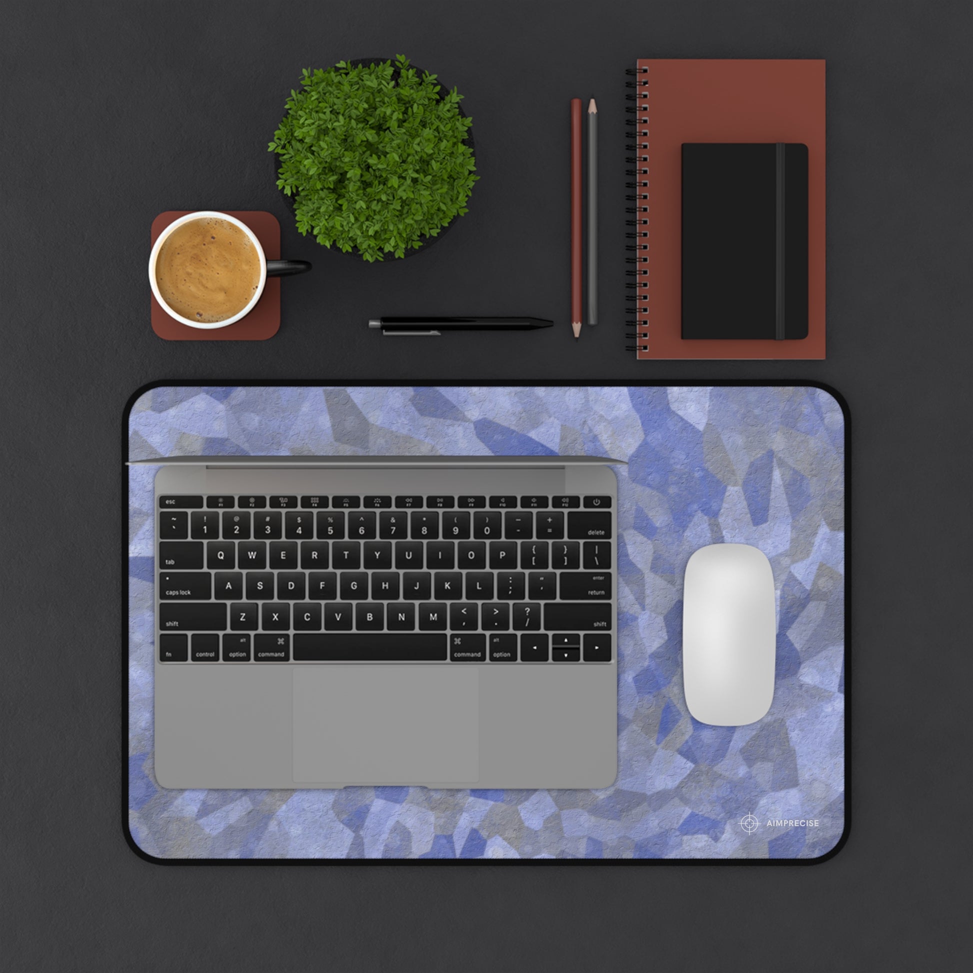 Blue Camo Mouse Pad - AimPrecise