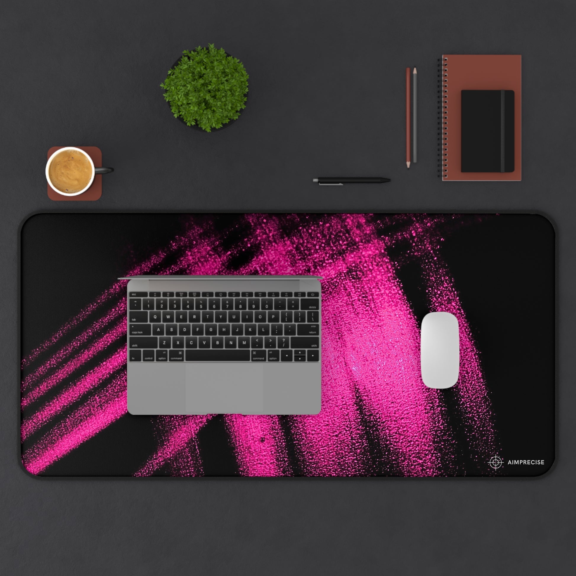 Neon Streaks Mouse Pad - AimPrecise