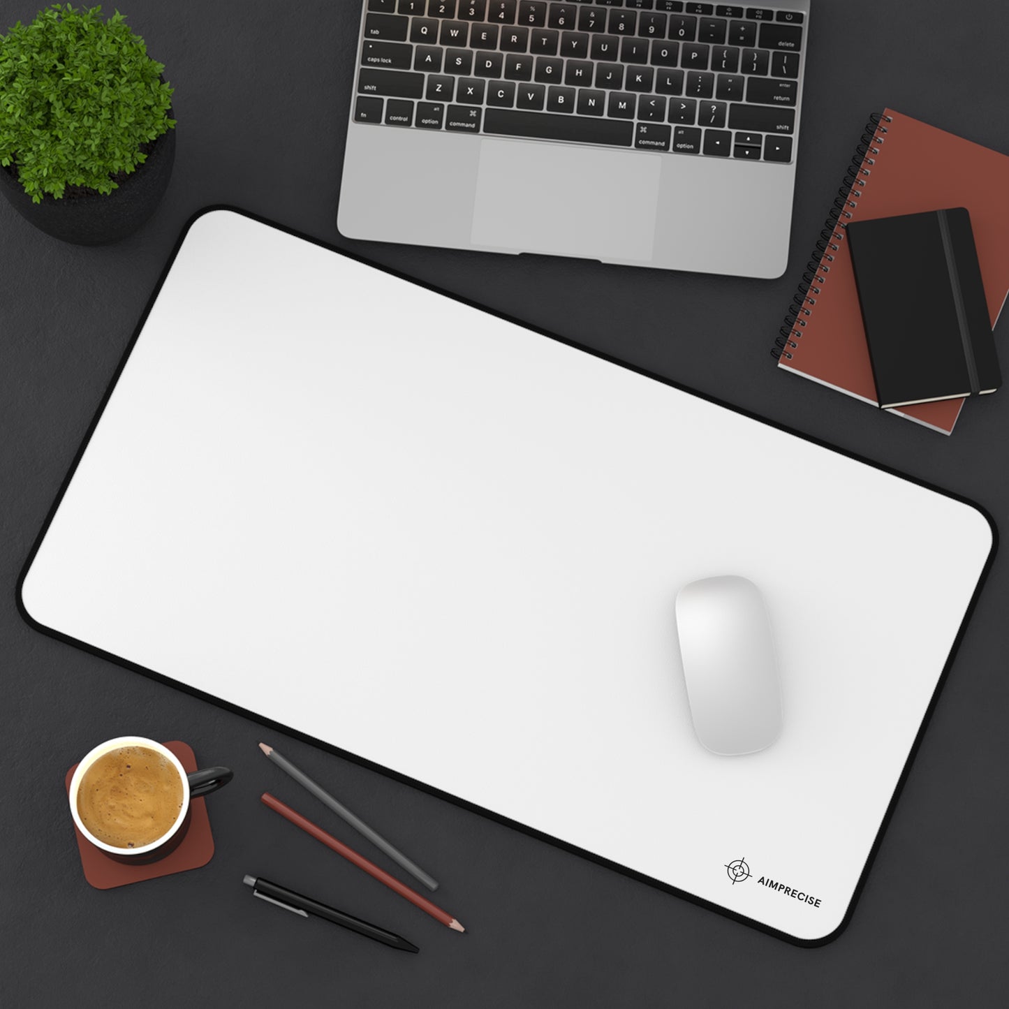 Precision Classic White Mouse Pad - AimPrecise