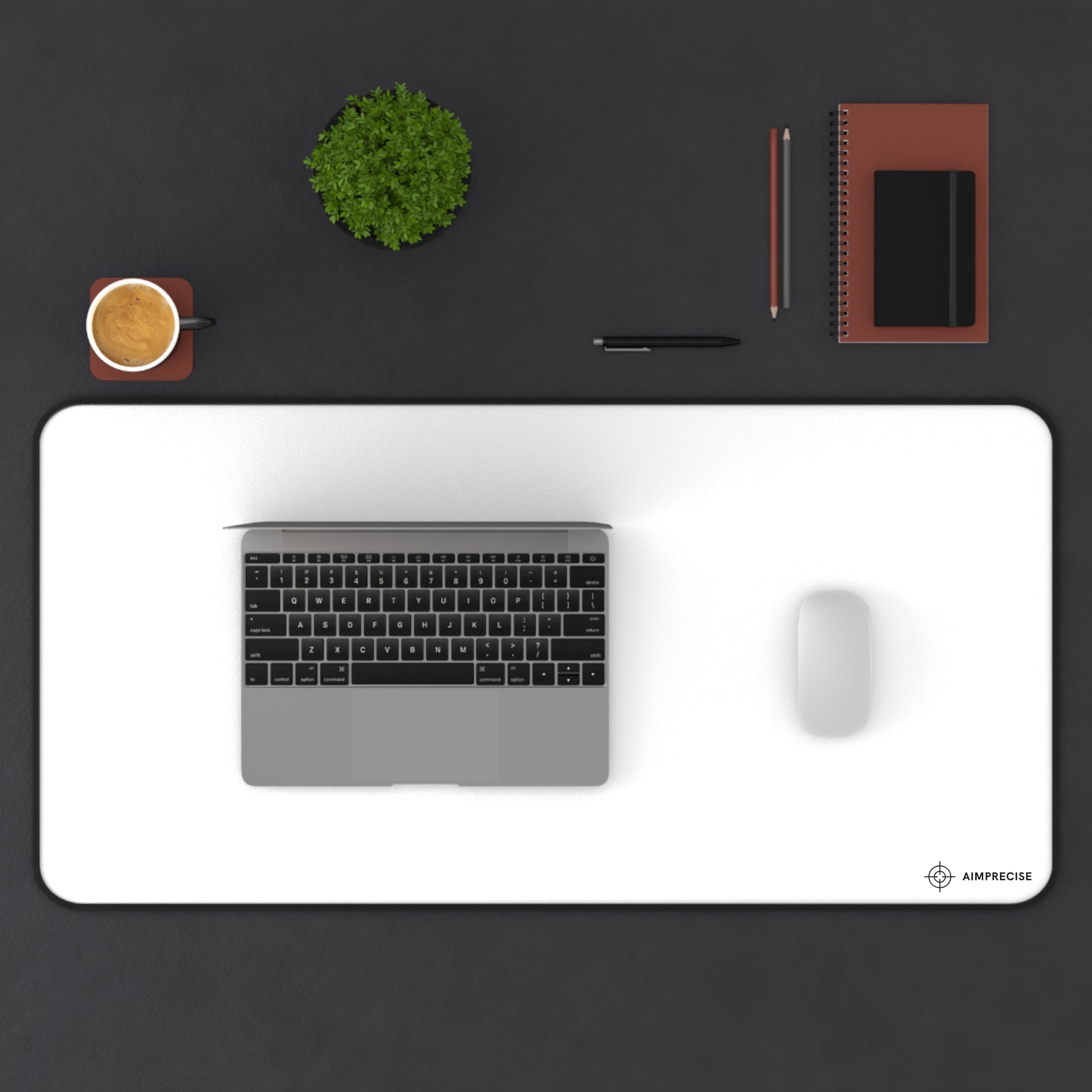 Precision Classic White Mouse Pad - AimPrecise