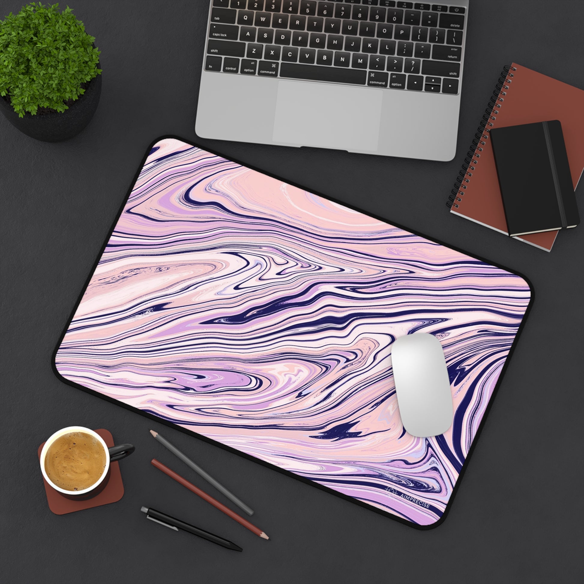 Soft Light Swirl Mouse Pad - AimPrecise