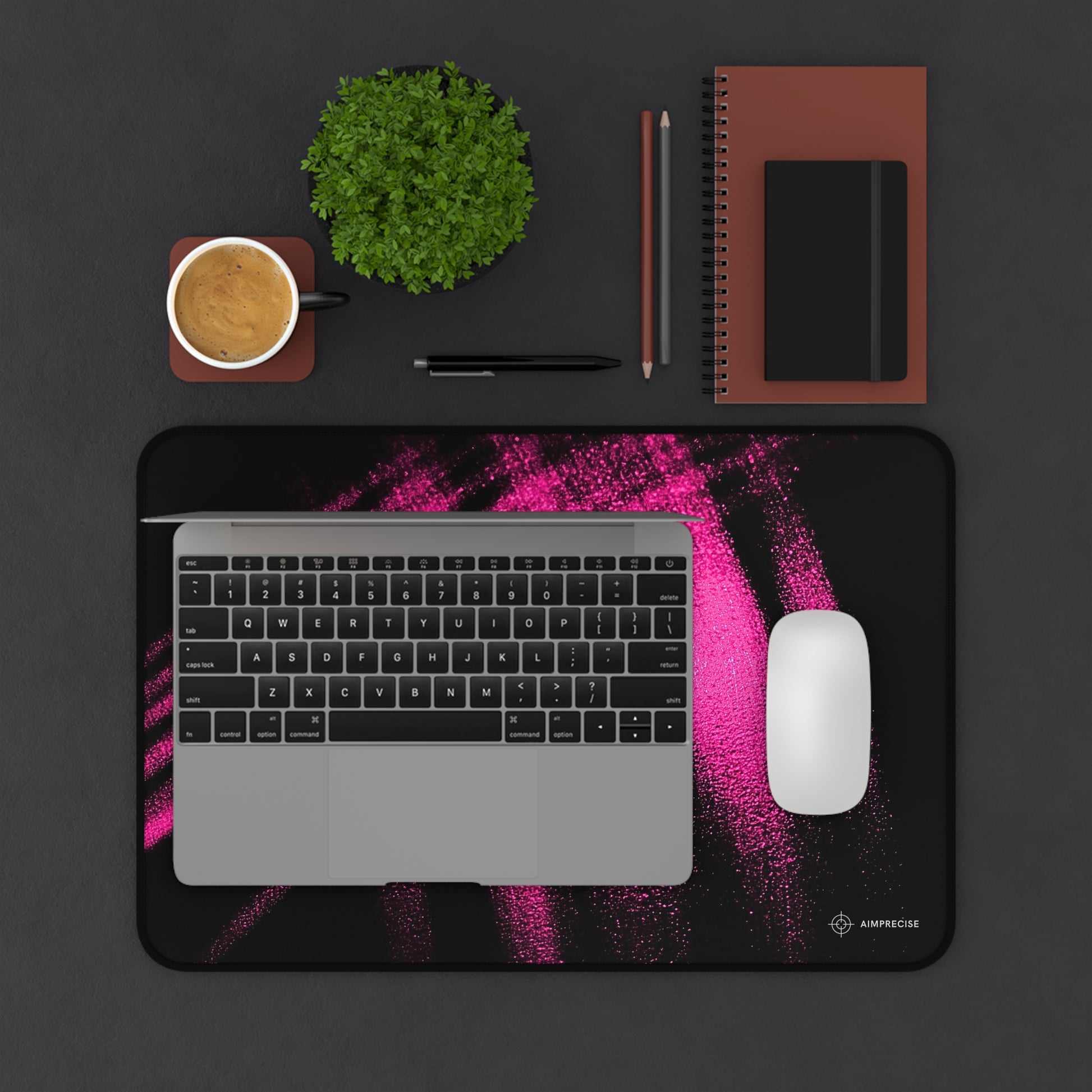 Neon Streaks Mouse Pad - AimPrecise