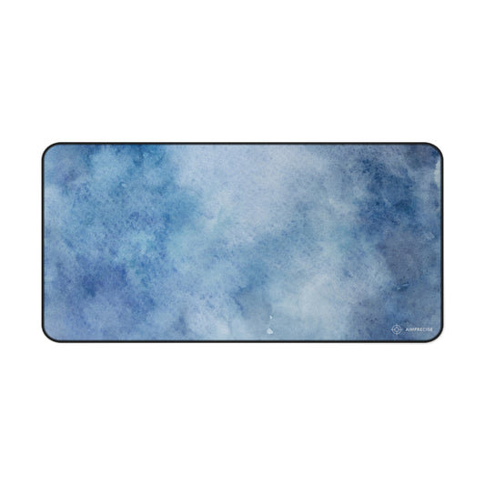 Serene Blue Texture Mouse Pad - AimPrecise