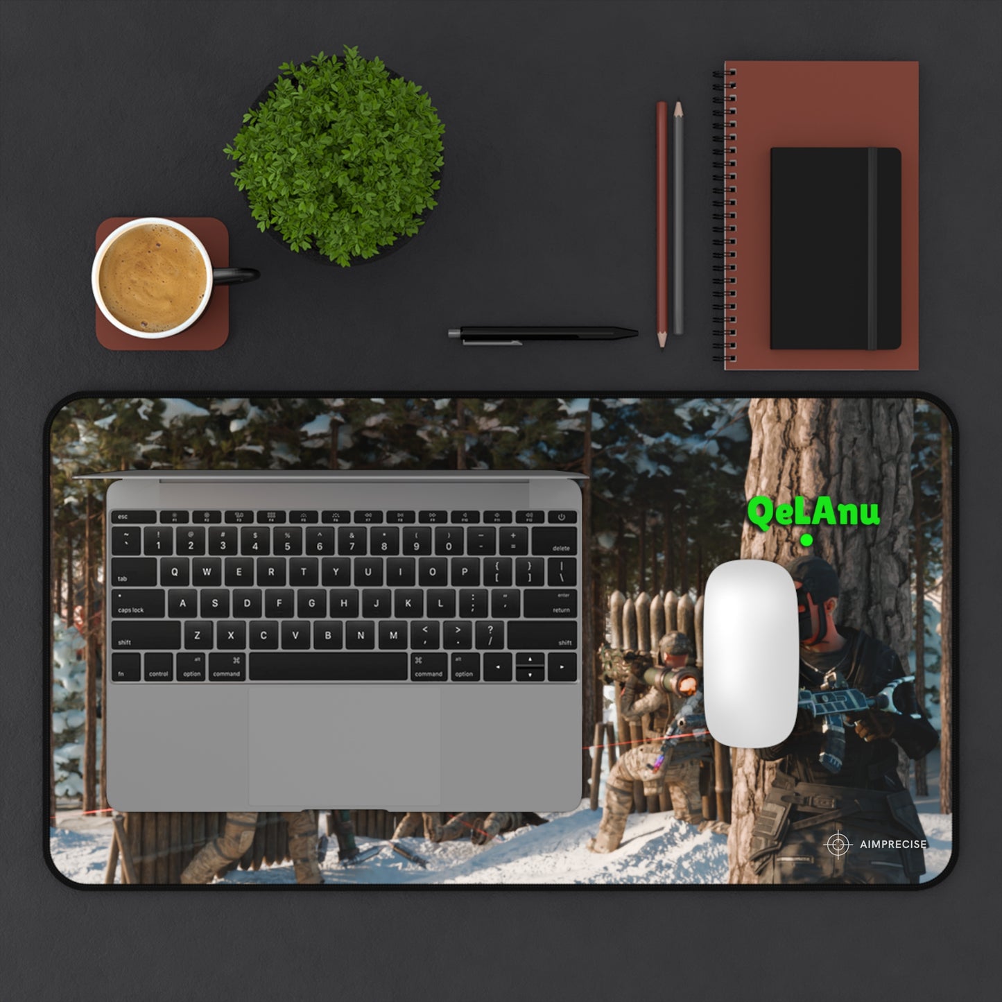 QeLAnu Rust Mouse Pad