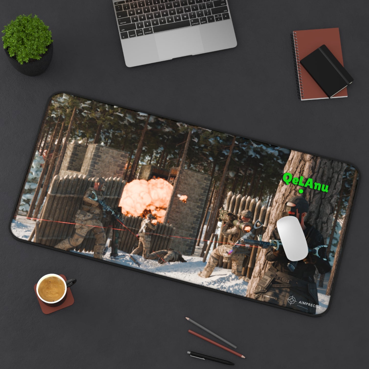 QeLAnu Rust Mouse Pad