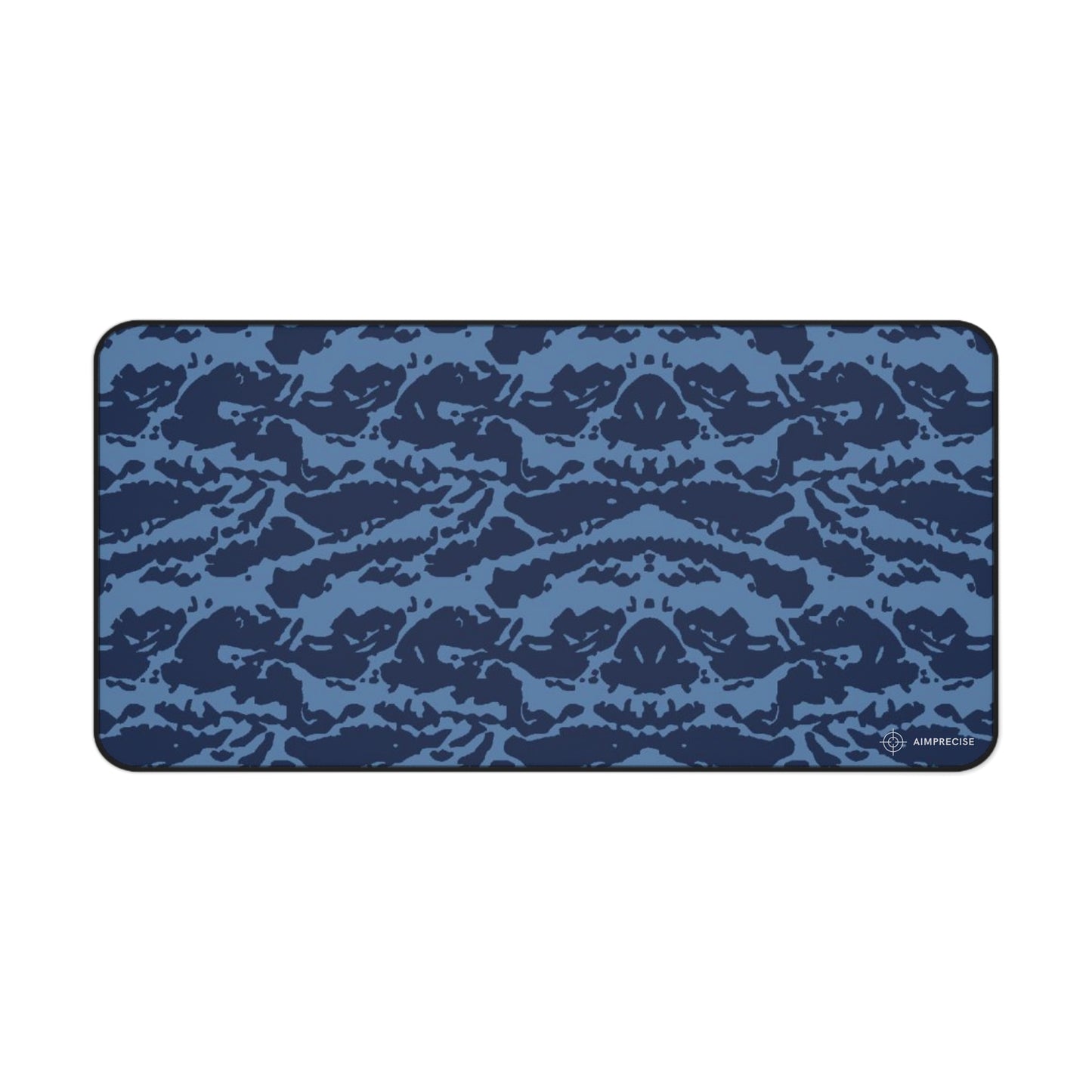 Blue Tiger Camo Mouse Pad - AimPrecise