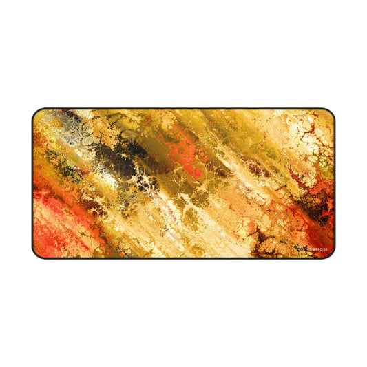 Abstract Gold Fusion Mouse Pad - AimPrecise