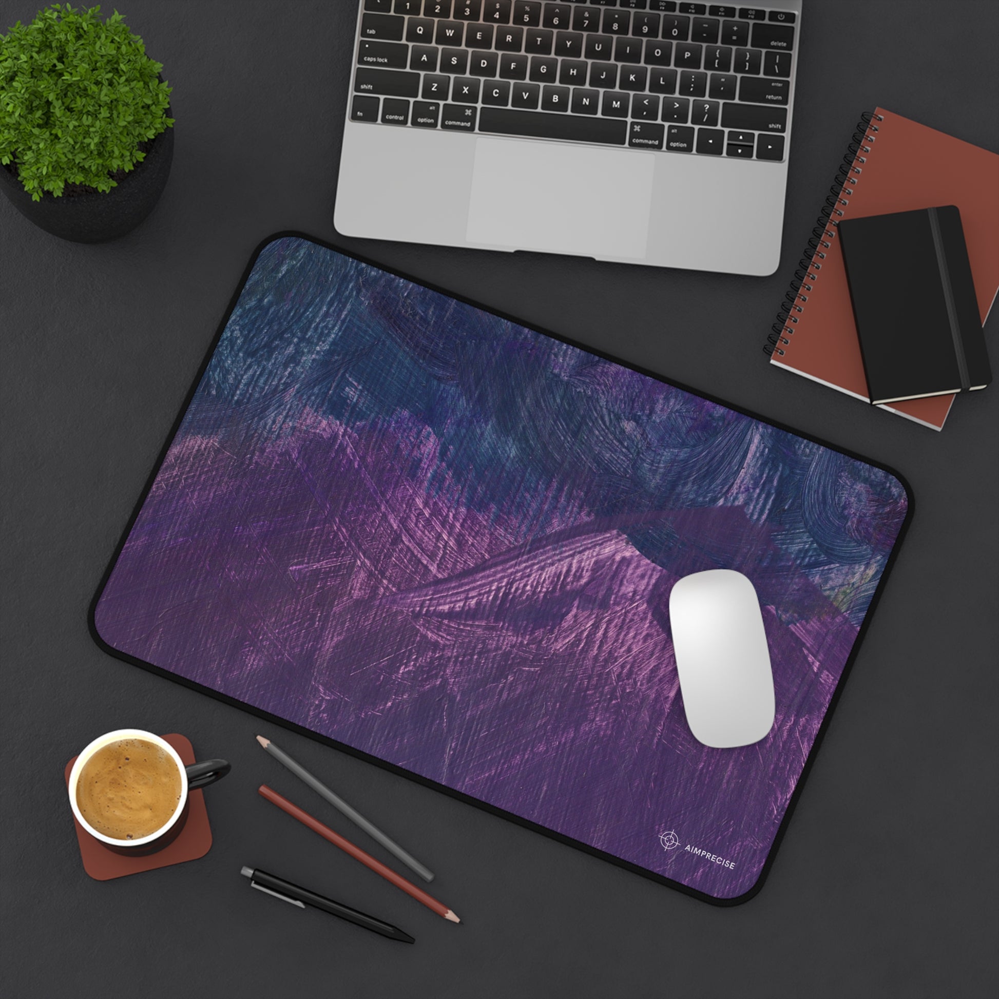 Abstract Purple Haze Mouse Pad - AimPrecise