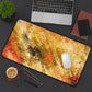 Abstract Gold Fusion Mouse Pad - AimPrecise