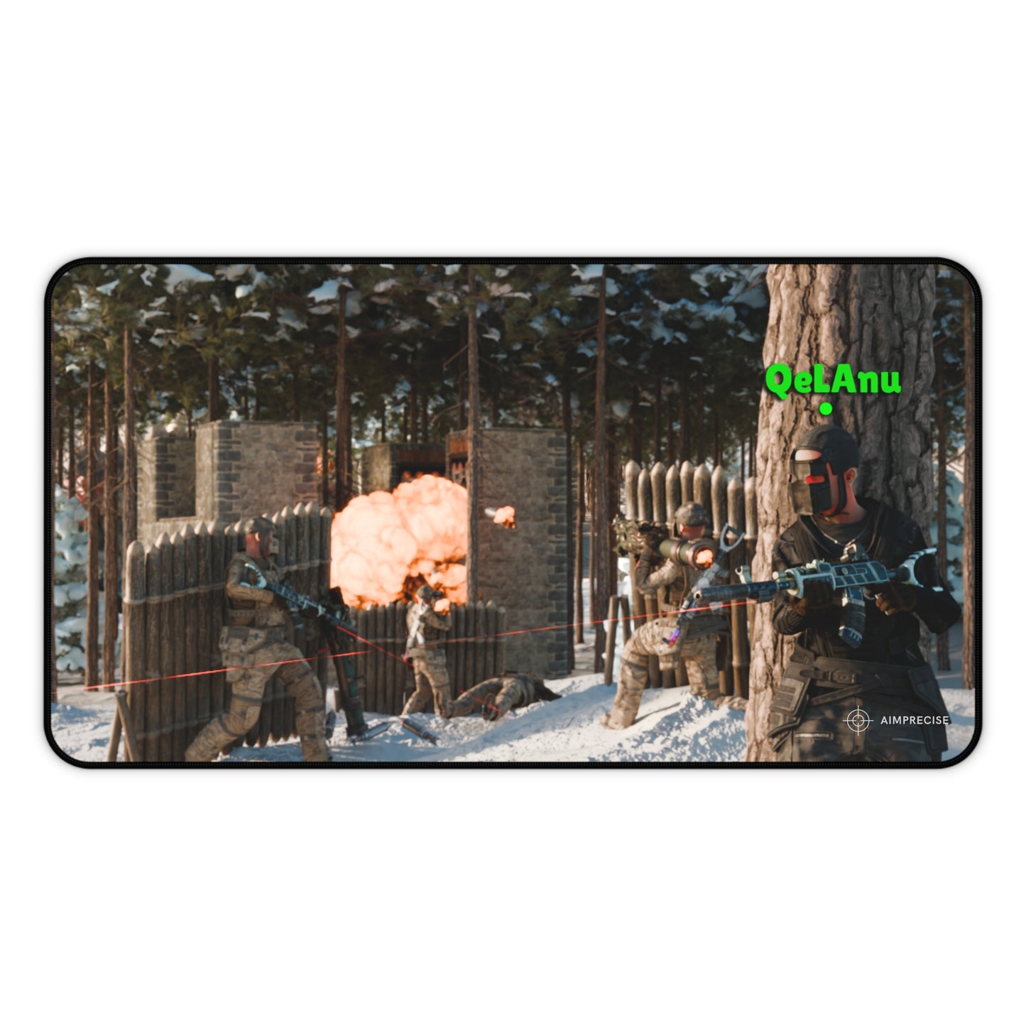 QeLAnu Rust Mouse Pad