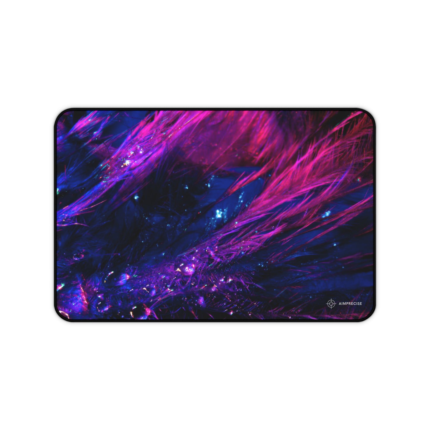 Neon Feather Mouse Pad - AimPrecise