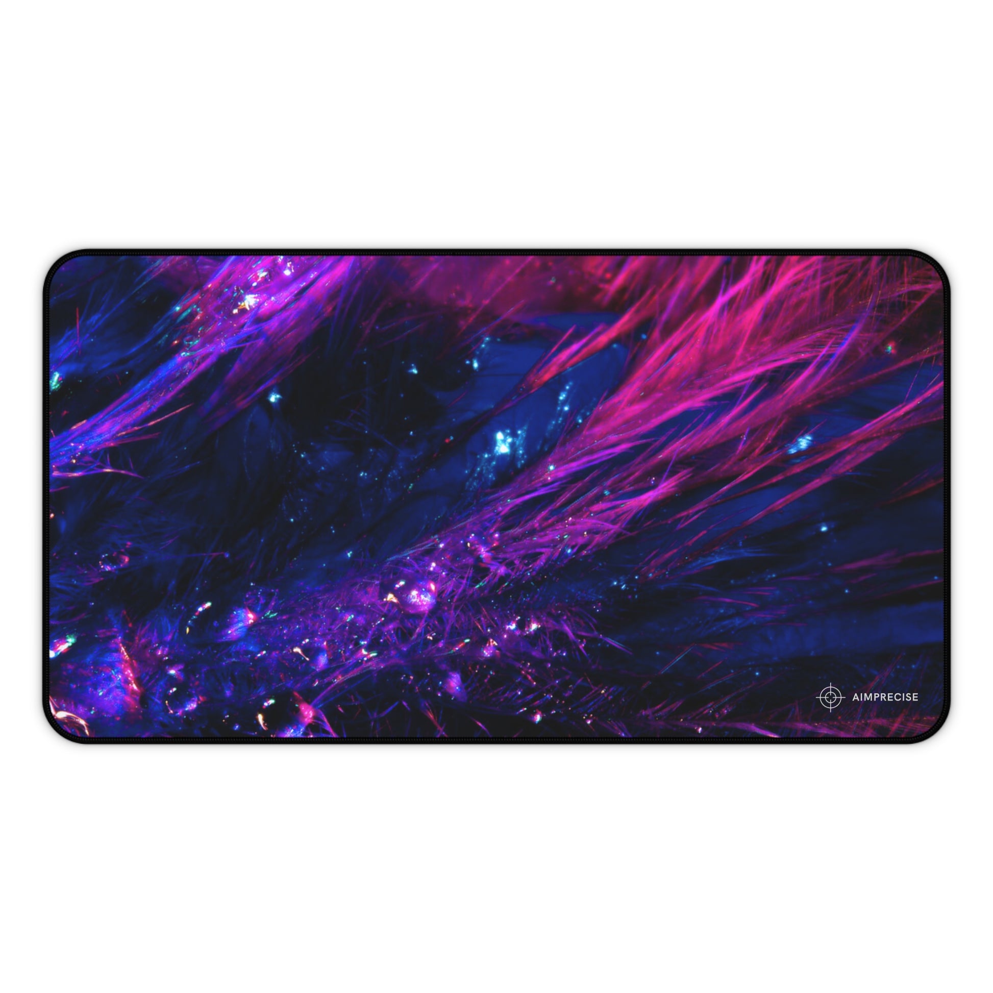 Neon Feather Mouse Pad - AimPrecise