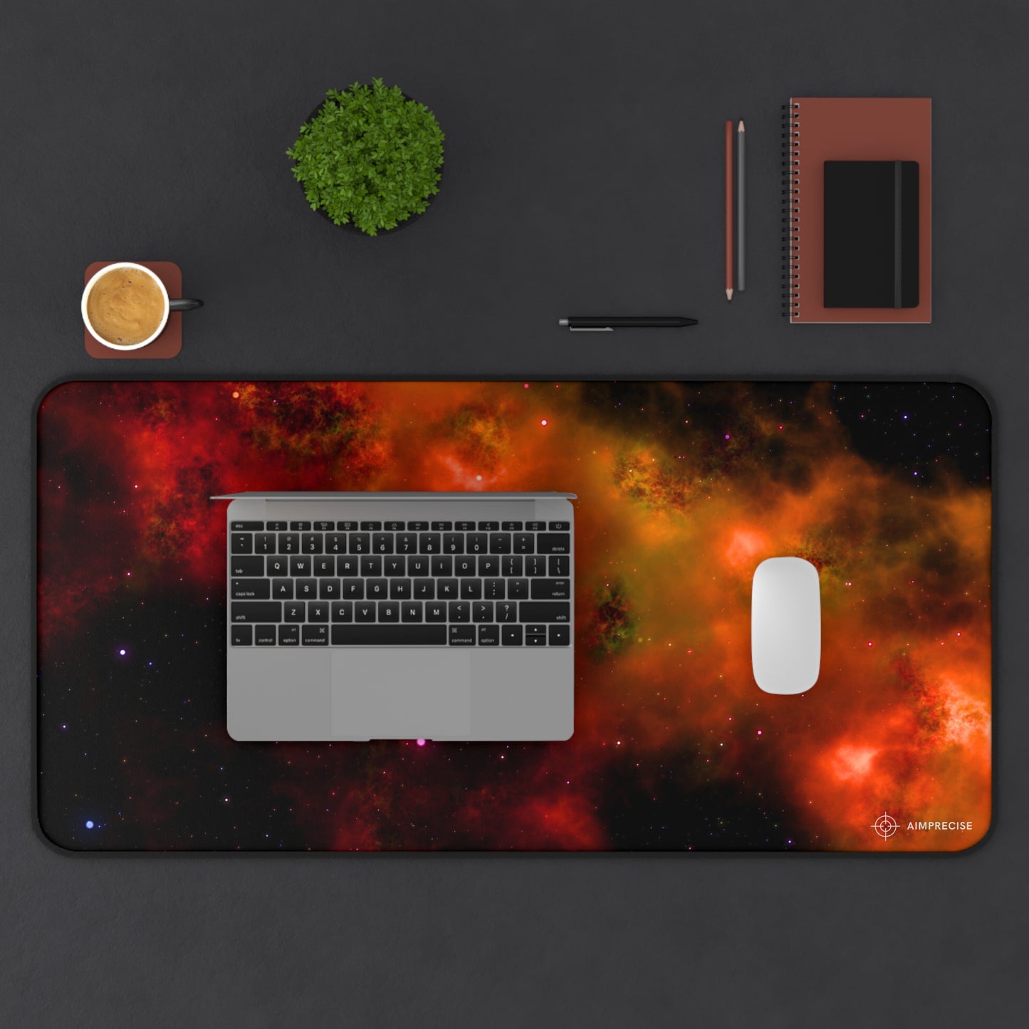 Cosmic Inferno Mouse Pad - AimPrecise