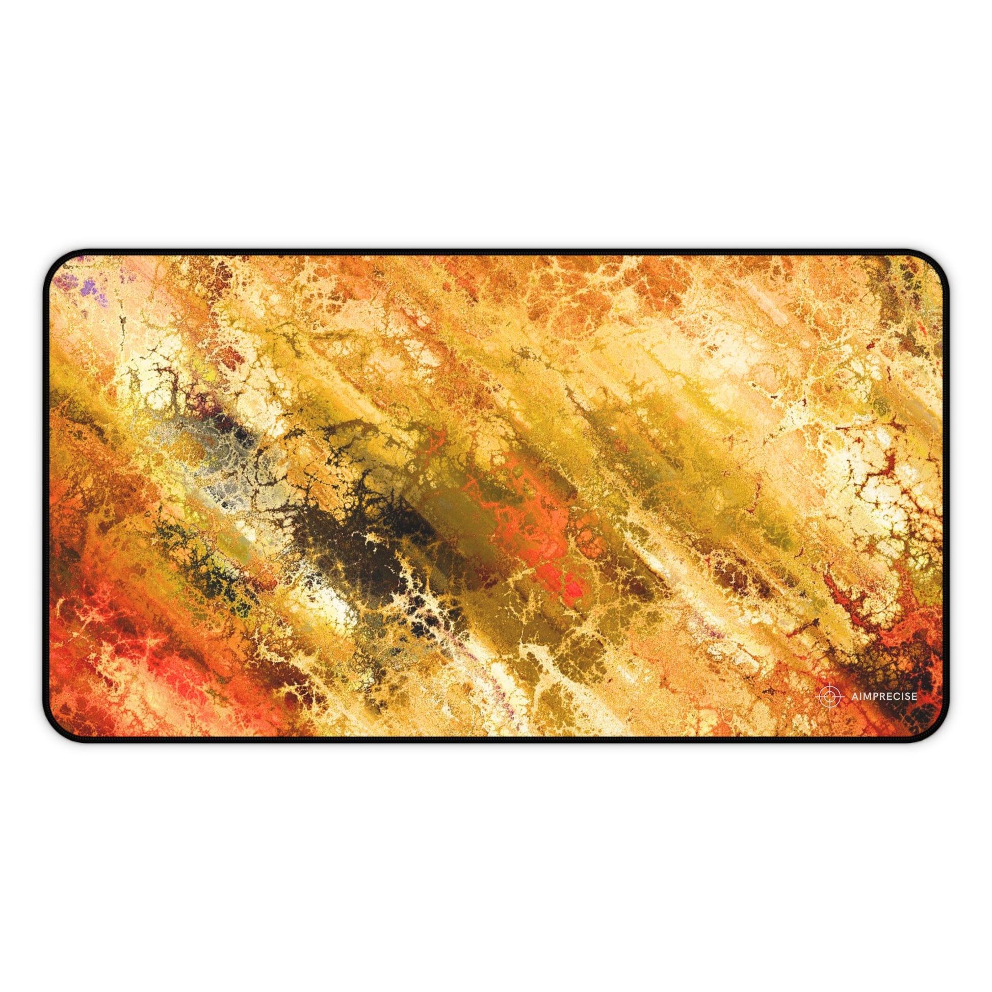 Abstract Gold Fusion Mouse Pad - AimPrecise