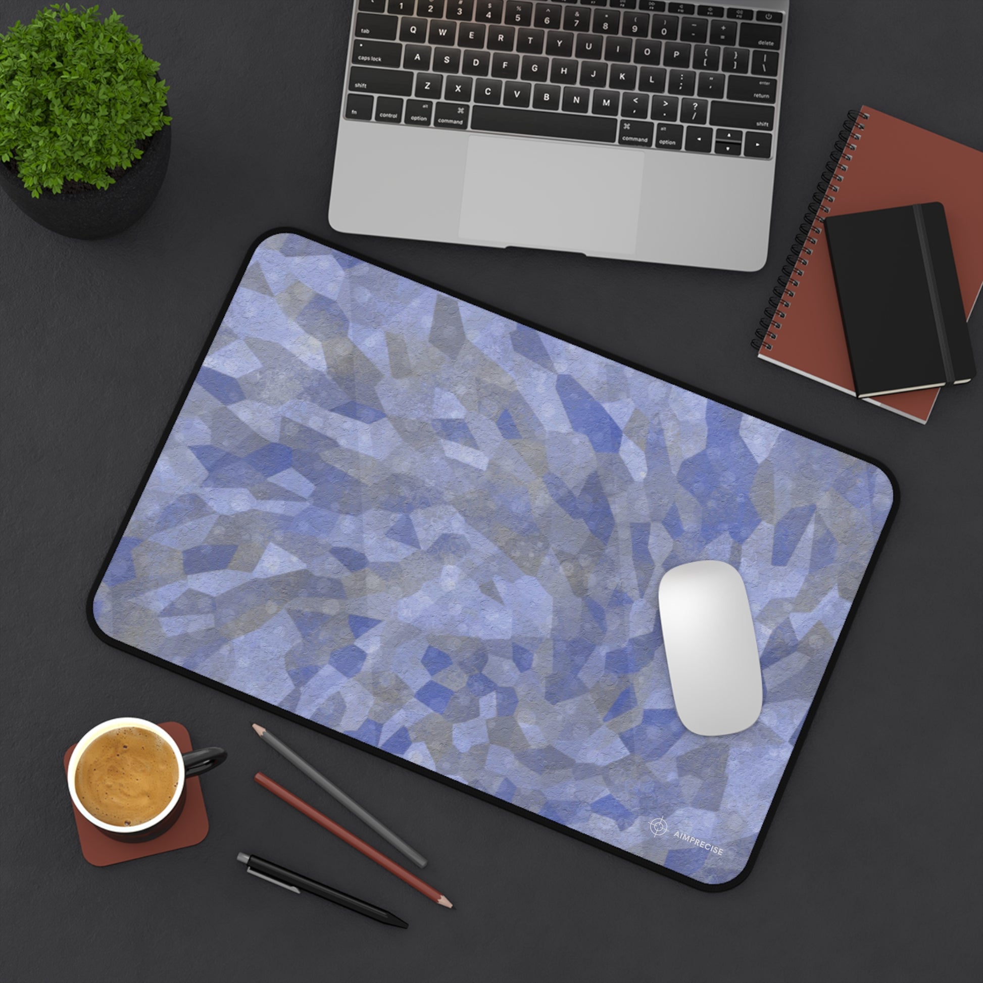 Blue Camo Mouse Pad - AimPrecise