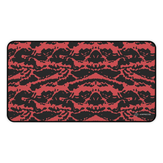 Red Tiger Camo Mouse Pad - AimPrecise