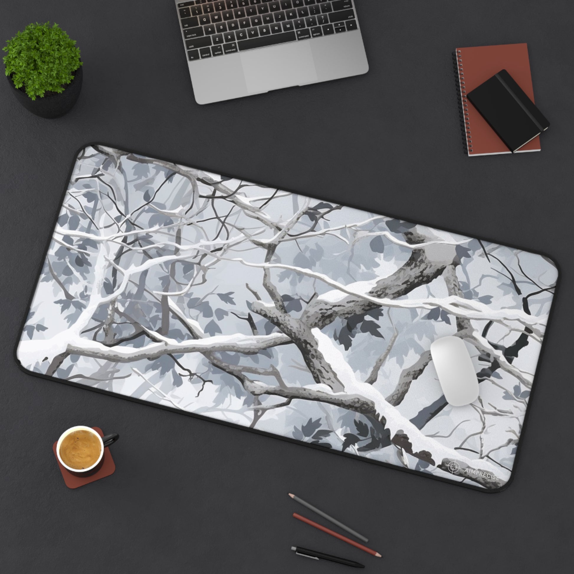 Snow Camo Mouse Pad - AimPrecise