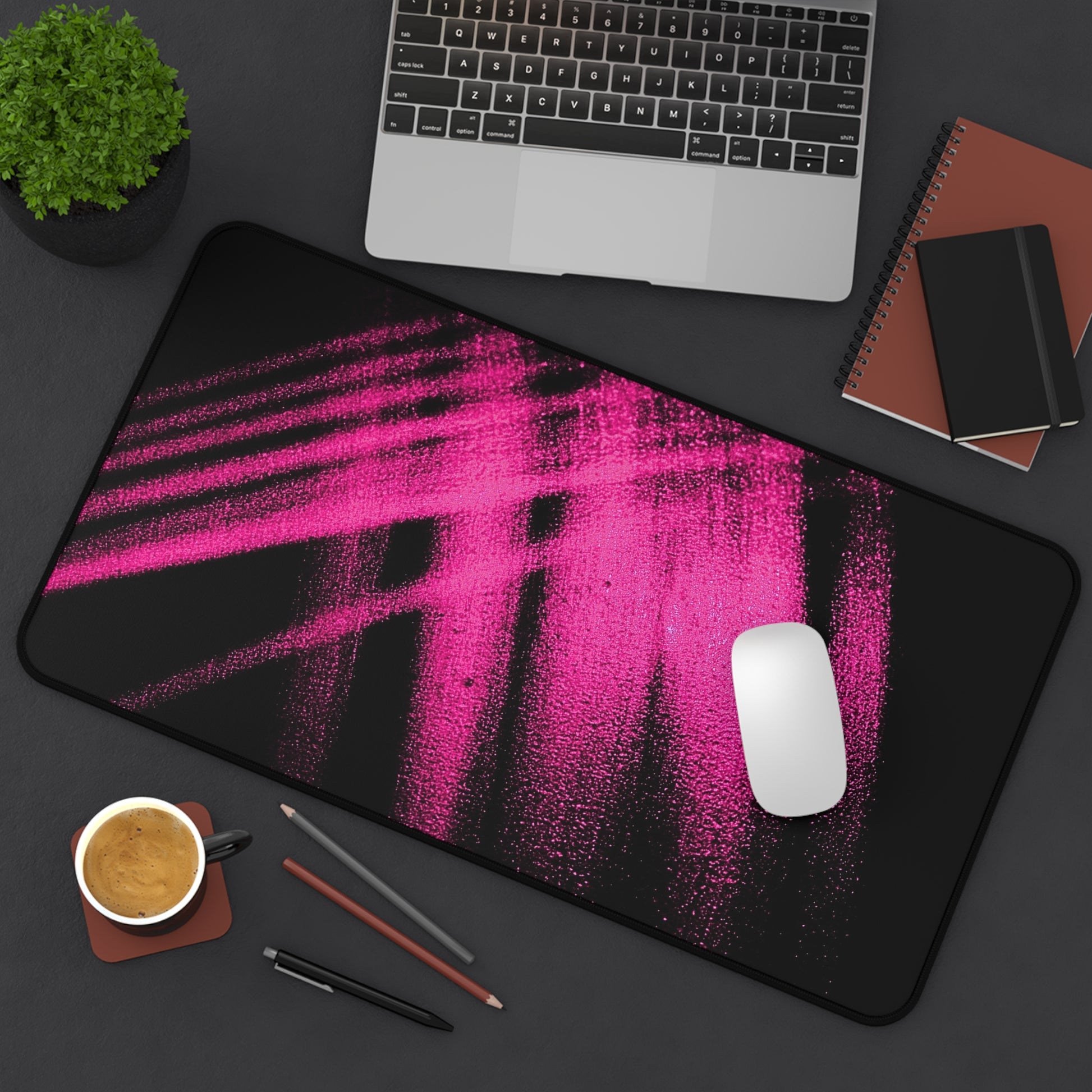 Neon Streaks Mouse Pad - AimPrecise