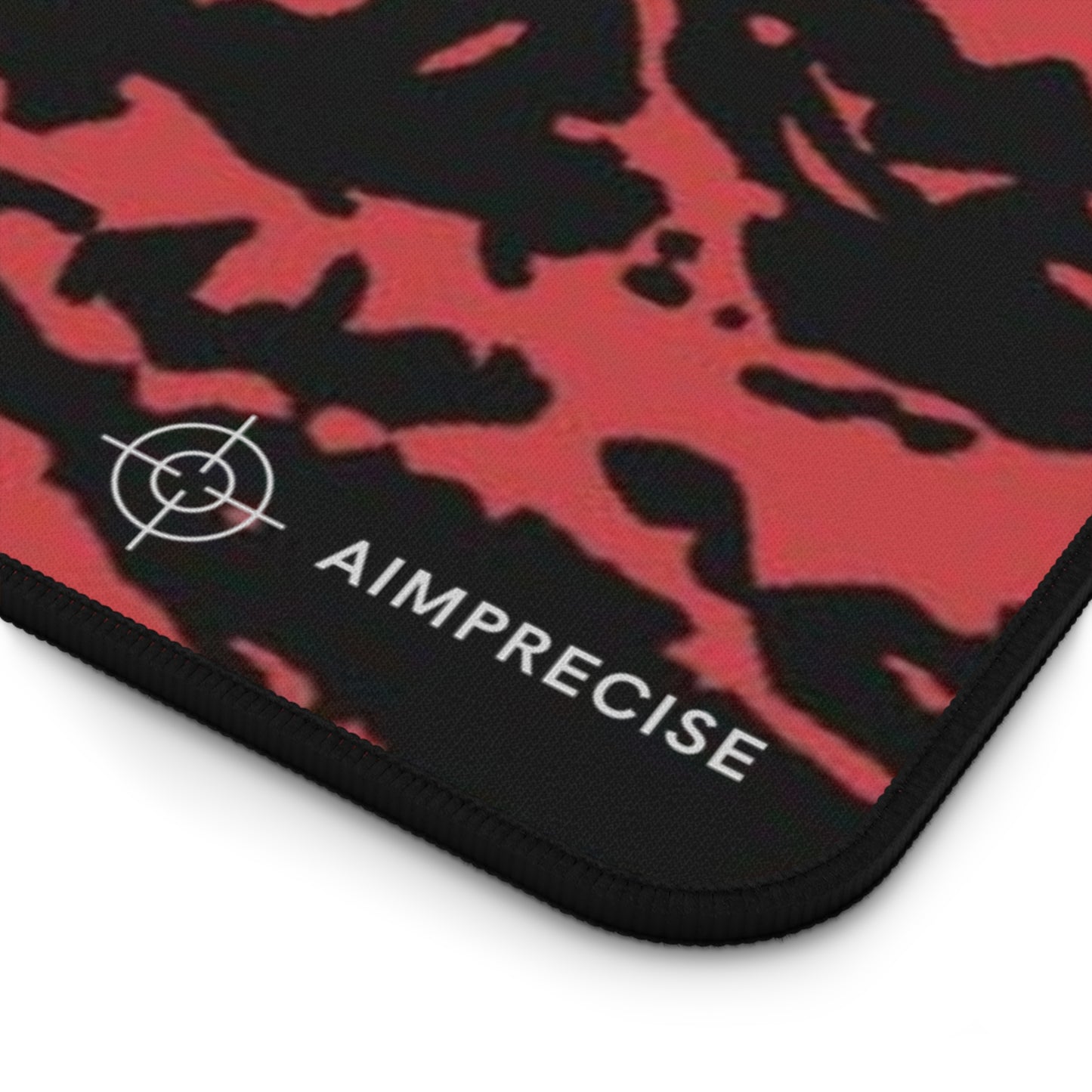 Red Tiger Camo Mouse Pad - AimPrecise