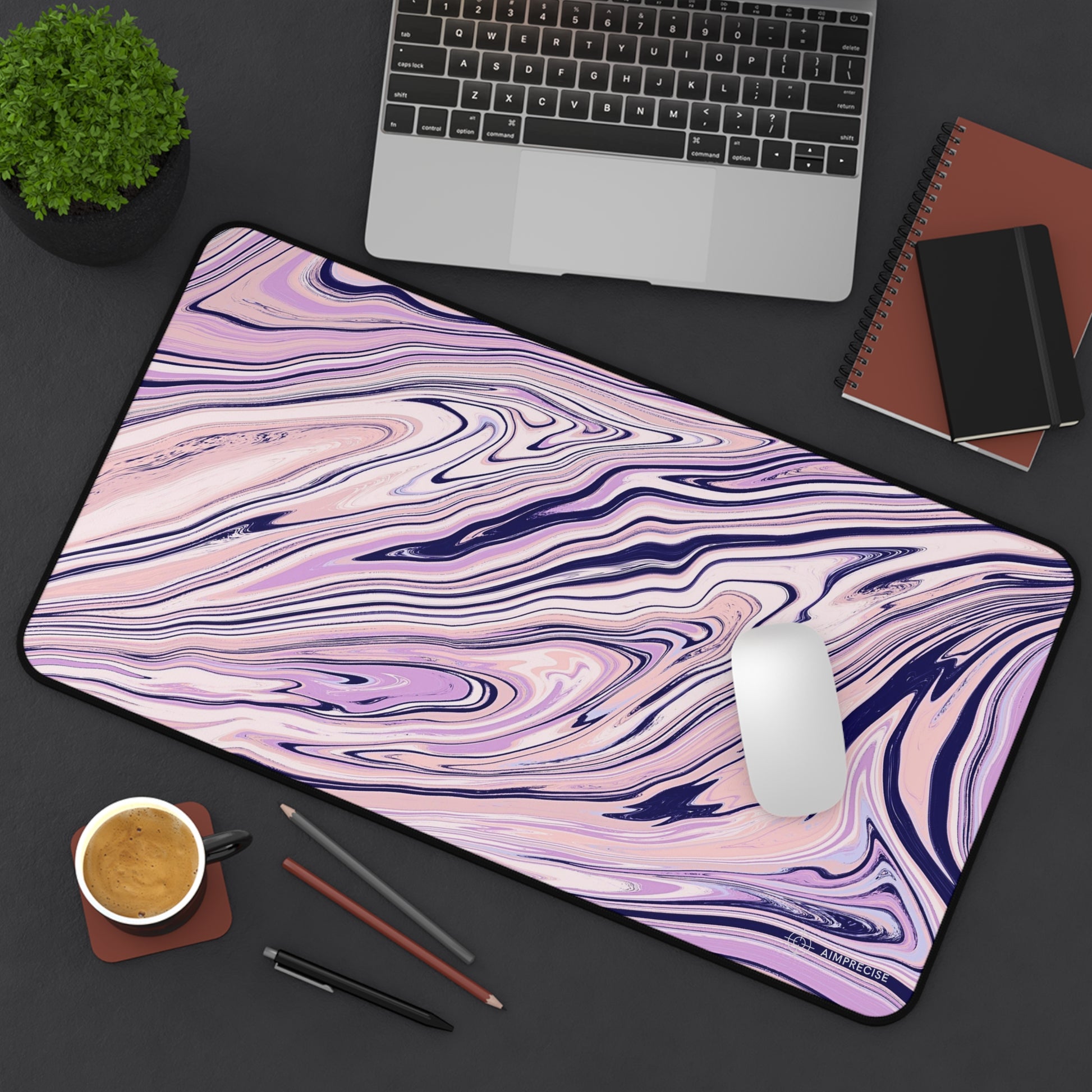 Soft Light Swirl Mouse Pad - AimPrecise