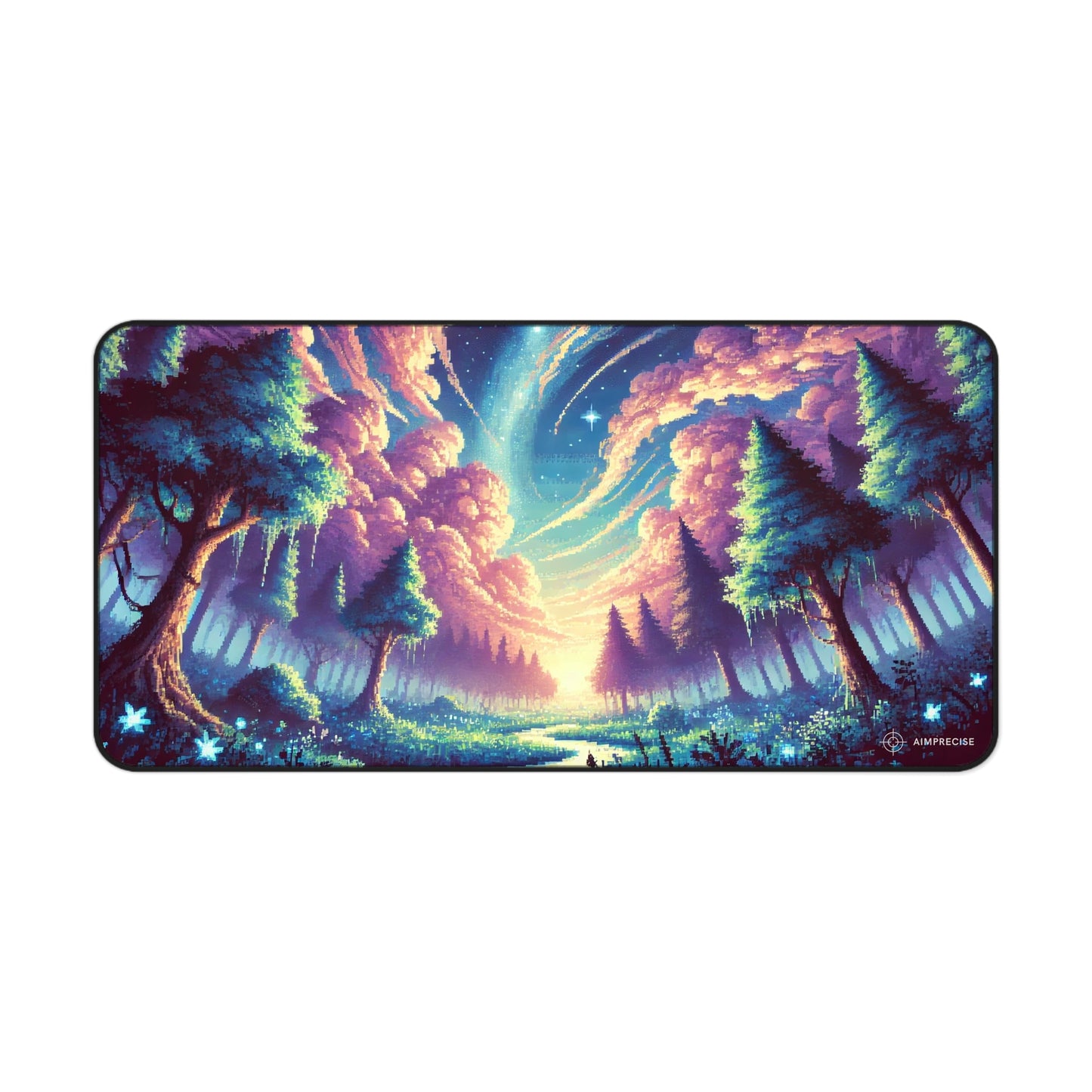 Enchanted Forest Pixel Art Mouse Pad - AimPrecise