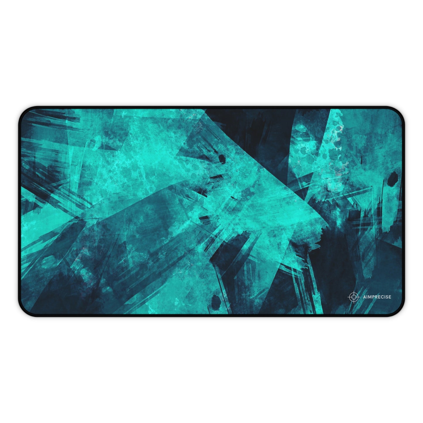 Modern Teal Texture Mouse Pad - AimPrecise