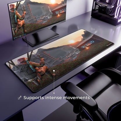 Sleth Rust Mouse Pad – Eyes on the Drop, Always Ahead - AimPrecise