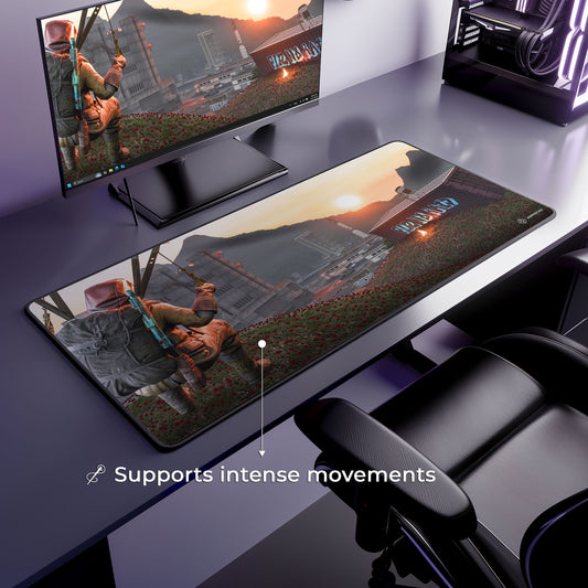 Sleth Rust Mouse Pad – Eyes on the Drop, Always Ahead - AimPrecise